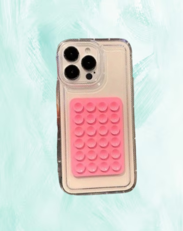 Funda ventosa transparente para selfies